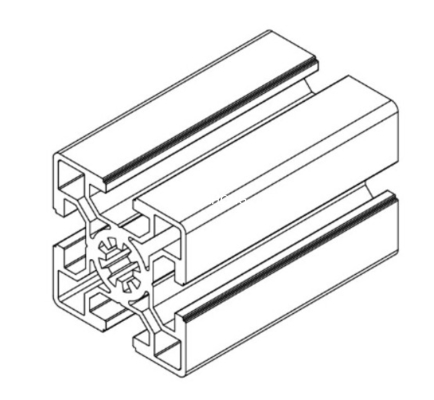 T-Slot & V-Slot 50 Series Aluminum Profiles - 10-5050
