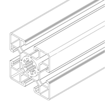 T-Slot & V-Slot 50 Series Aluminum Profiles - 10-5050L