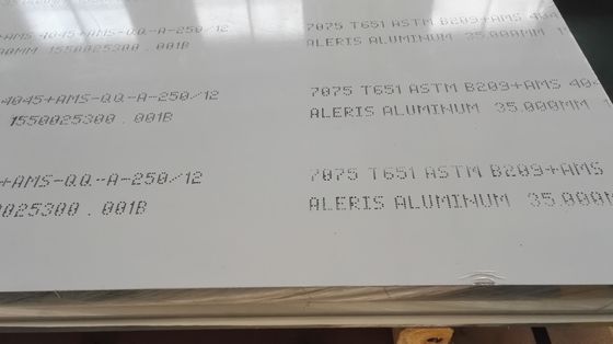 Non Slip Embossed T651 7075 Aluminium Alloy Plate SCC Resistance