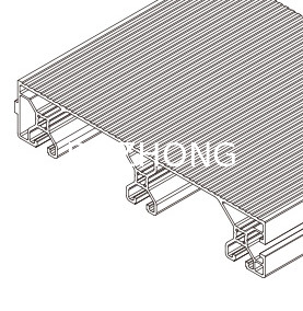 TB 40200 Extruded Aluminum Pedal Profiles Chemical Polishing