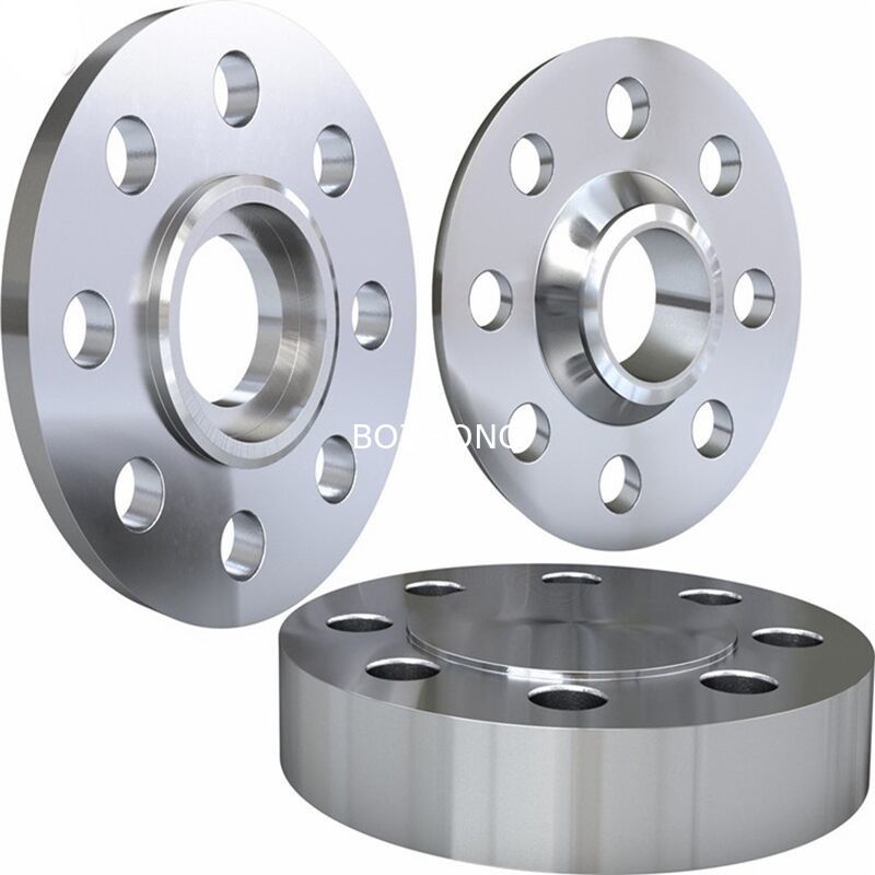 3003 3004 3102 Aluminum Alloy Sheet Metal Flange , Threaded Blind Flange