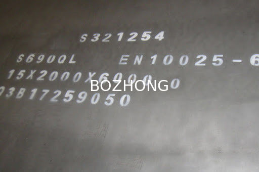 High Yield Strength EN 10025-6 Grade S690QL 1 Steel Plates