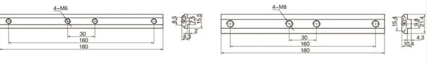 Connector Link-8-8-40 for The Straight-Line Extension Connection